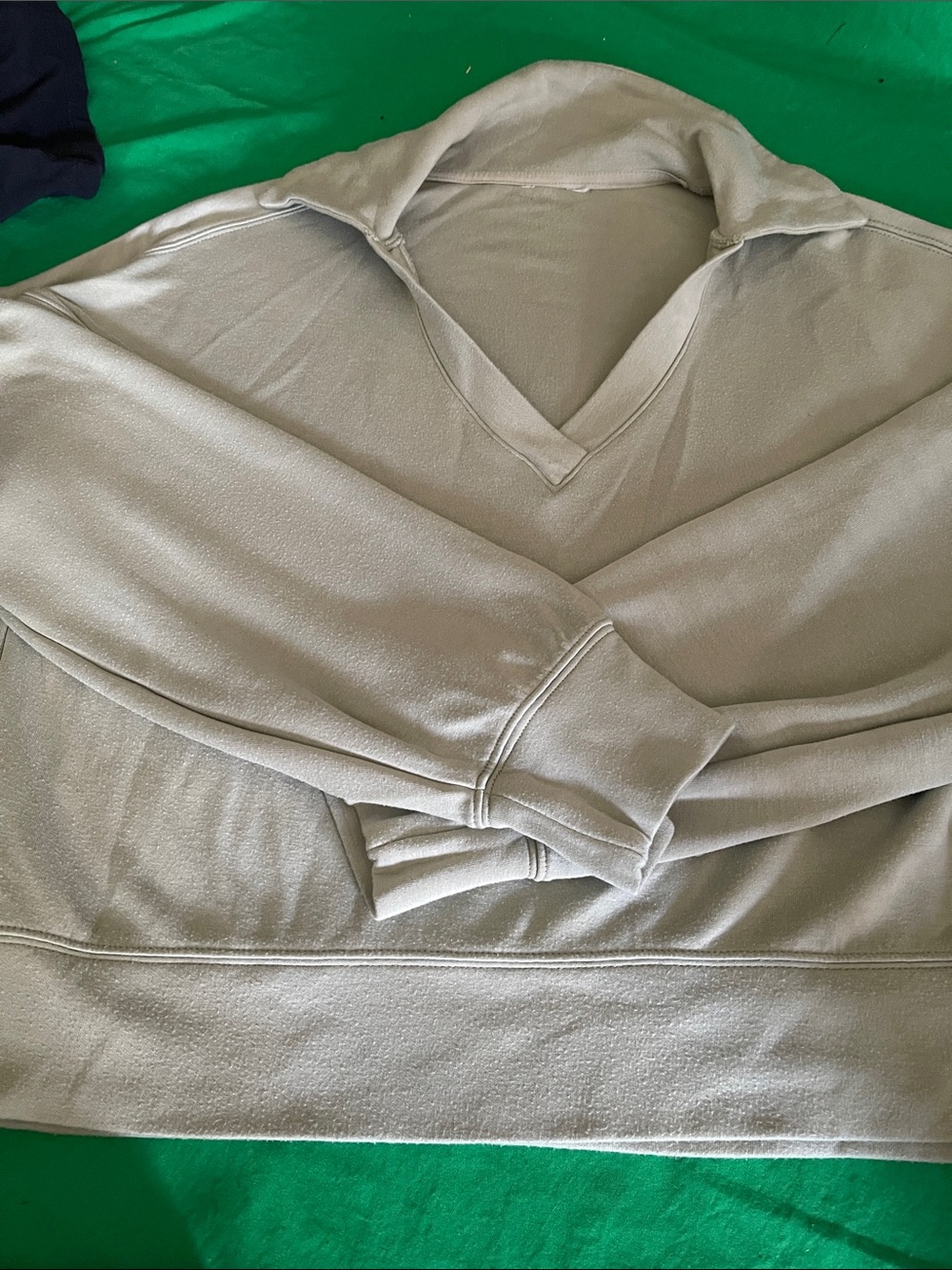 Danskin Men's V-Neck Pullover Sweater - Light Gray